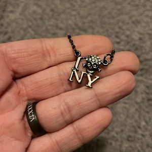 3 items for $10 I Skull NY necklace New York